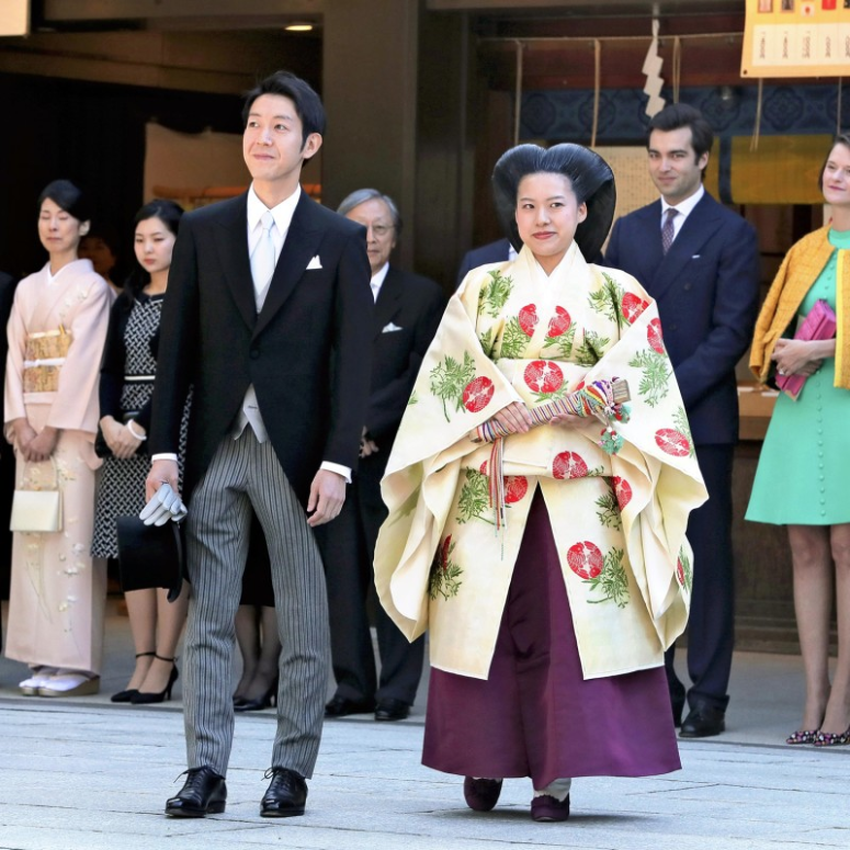 Matrimonio de la princesa Ayako. (AFP)