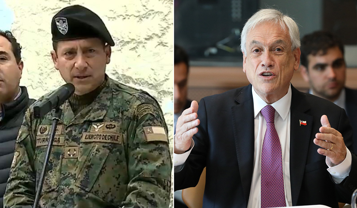General chileno contradice al presidente Sebastián Piñera: "Yo no estoy en guerra con nadie"