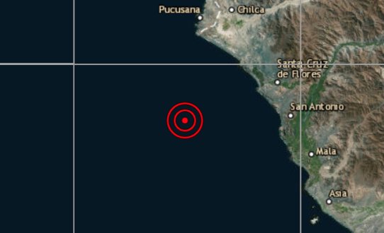 Lima: sismo de magnitud 3.7 se sintió en Cañete, informó el IGP