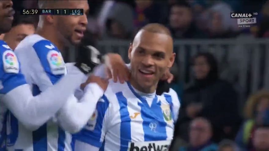 Barcelona vs. Leganés: Martin Braithwaite y el 1-1 con el que silenció el Camp Nou | VIDEO