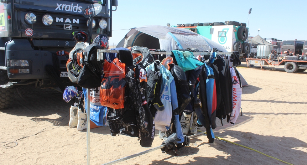 La ropa de los competidores de X Raids. (Foto: Christian Cruz Valdivia, enviado especial de El Comercio)
