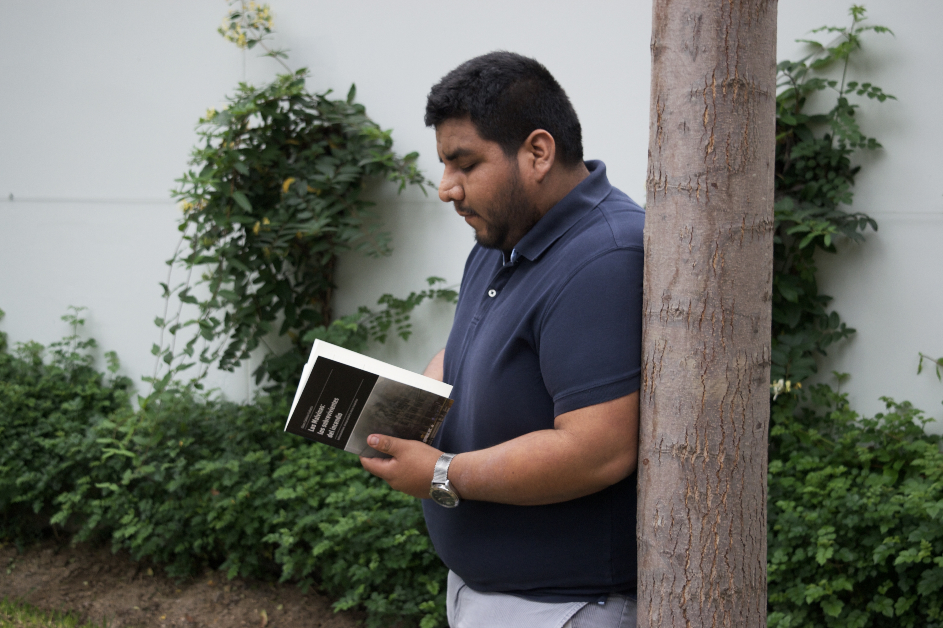 Gian Calsina, autor de 'Las Malvinas: los sobrevivientes del incendio', habla sobre la informalidad en el Perú. (Naoko Ivazeta)