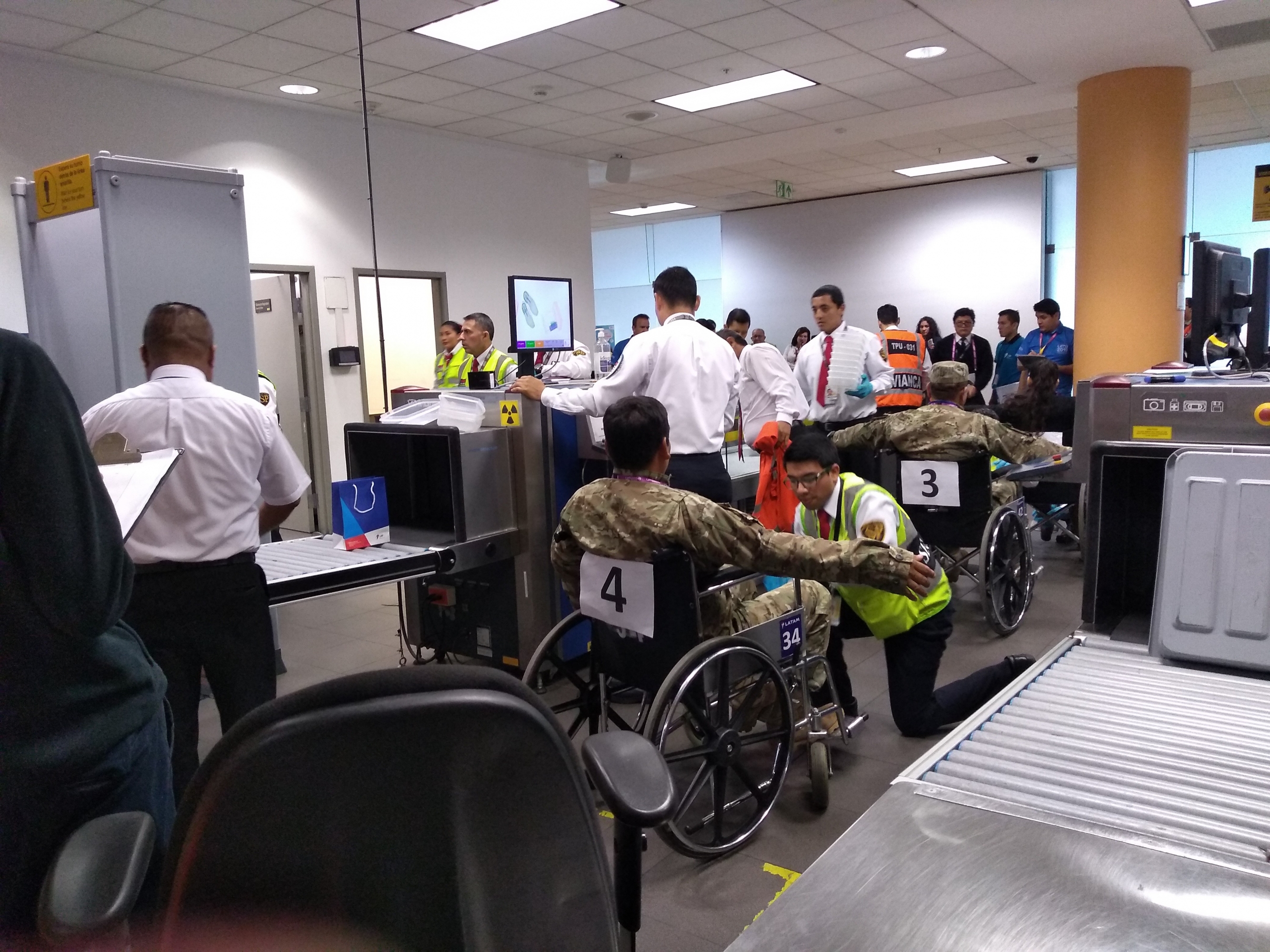 Jorge Chávez: realizan simulacros previos al arribo de atletas para Lima 2019
