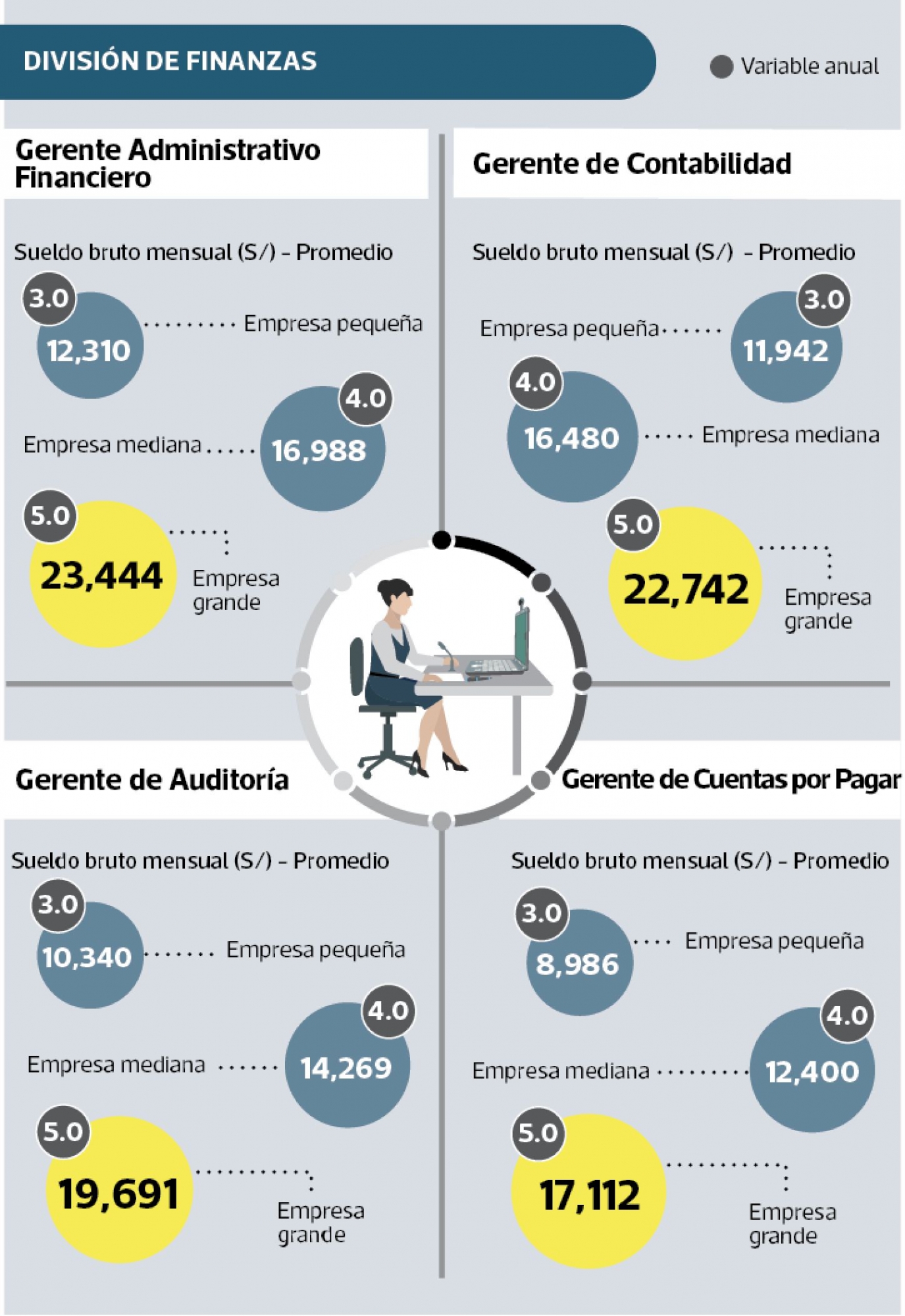 gerentes de finanzas