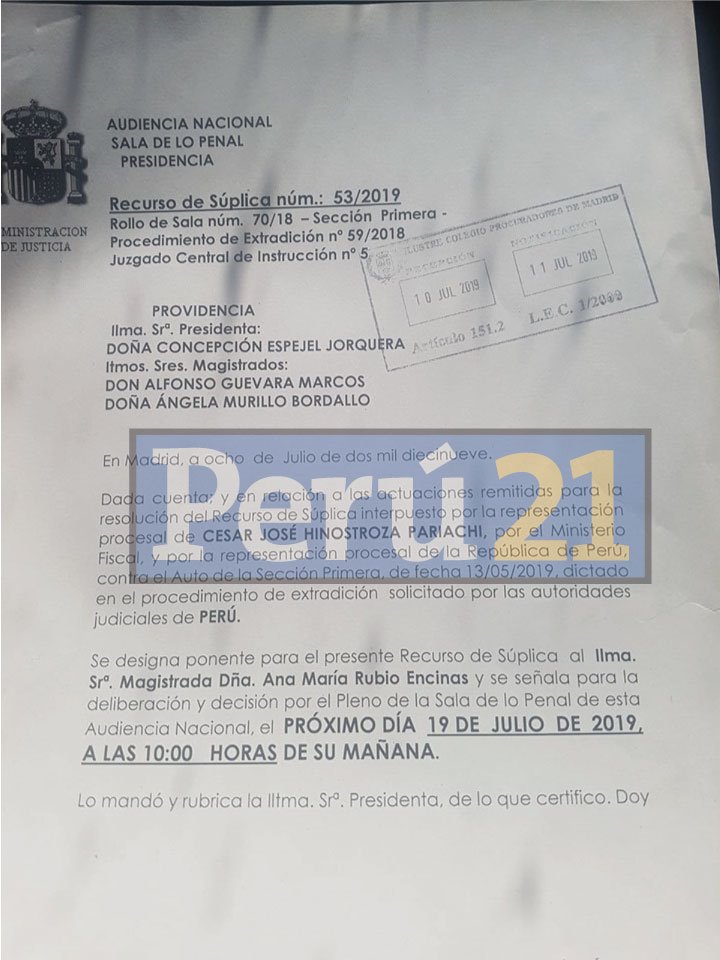 Notificación.