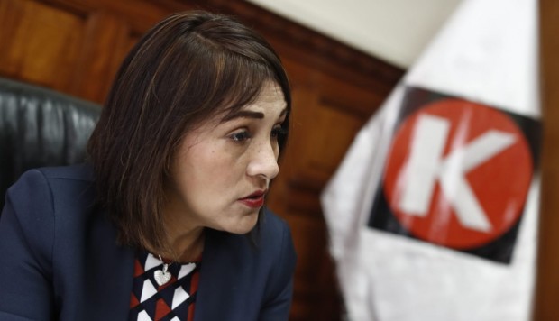 La legisladora Milagros Salazar (FP) ofreció una entrevista a El Comercio.
