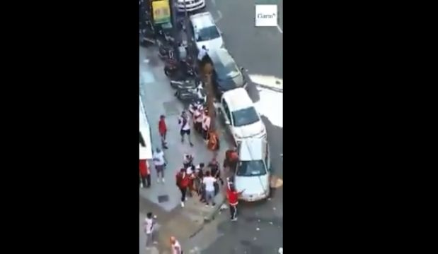 River vs. Boca EN VIVO: hinchas aprovecharon batalla campal con la policía para robar autos | VIDEO