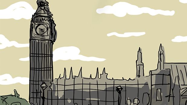 1918: Wilson en Londres