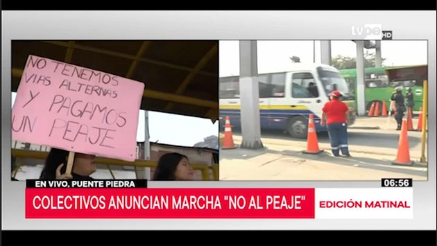 Puente Piedra: conductores y vecinos piden nulidad de peajes | VIDEO
