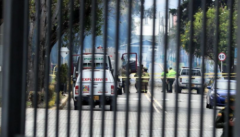 Colombia: Diez cadetes peruanos salieron ilesos del atentado de Bogotá