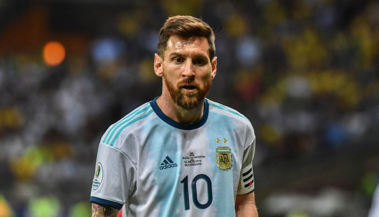 El mensaje a Messi de un niño con camiseta de Brasil en la semifinal de la Copa América