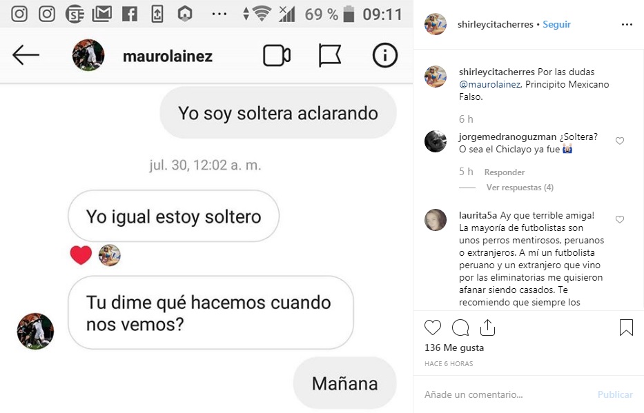 Shirley Cherres puso al descubierto al mexicano a quien llamaba cariñosamente "principito" - Instagram Shirley Cherres