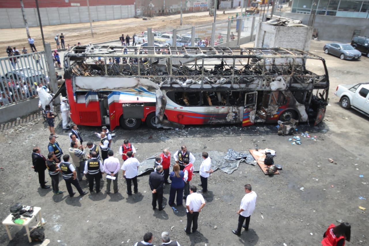 Incendio en Fiori: Indecopi inició proceso de sanción contra la empresa Sajy Bus
