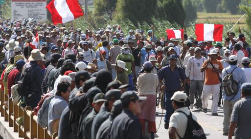 Las Bambas: Sube protesta contra la mina tras detención de dirigentes