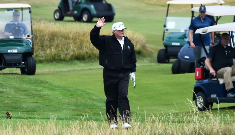 Campo de golf de Donald Trump daña dunas protegidas en Escocia