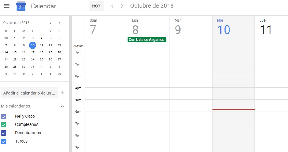 Google Calendario sincroniza los contactos de Gmail para invitarlos y compartir eventos (Foto: Google)
