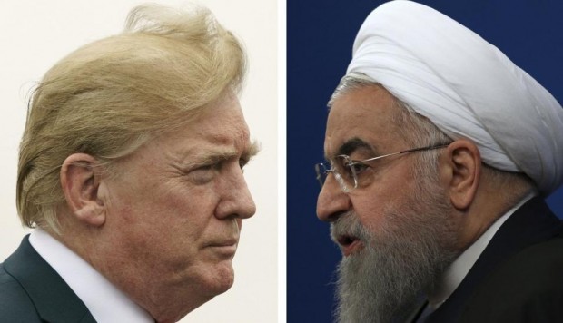 La tensión entre Estados Unidos e Irán se ha acrecentado en este último tiempo. En la imagen, los presidentes Donald Trump y Hassan Rohani. (Foto: AP)