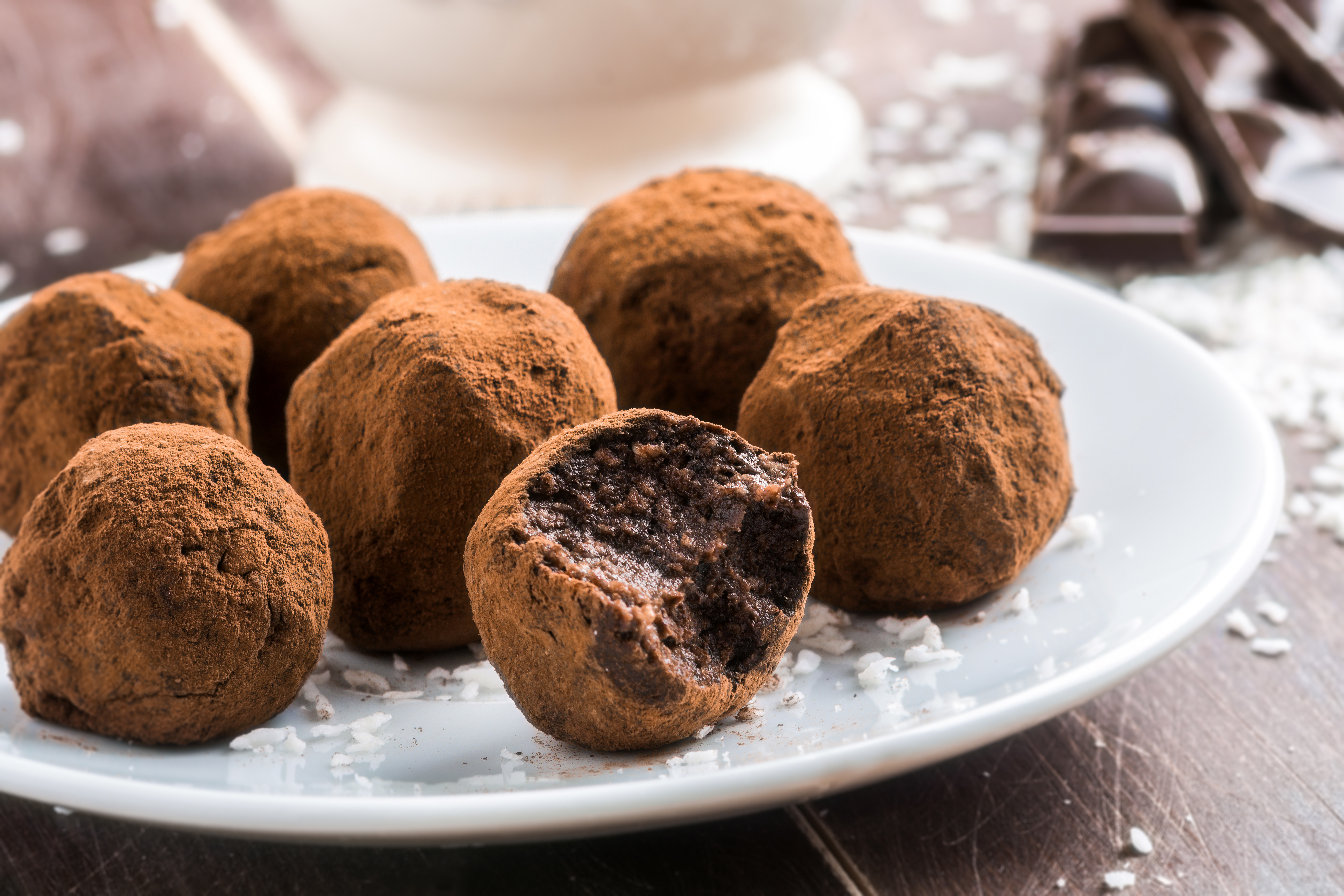 TRUFAS DE CHOCOLATE (FOTO: SHUTTERSTOCK).