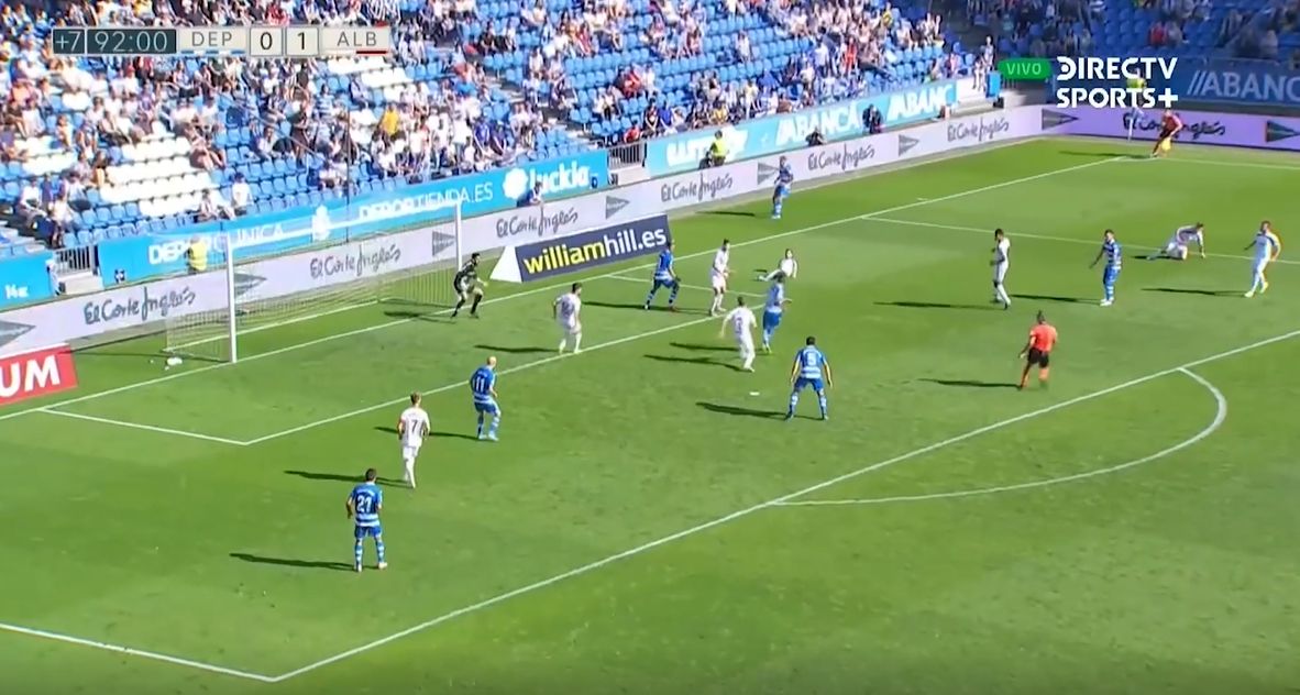 Beto da Silva debutó en LaLiga Smartbank: su primer remate dio en el palo | VIDEO