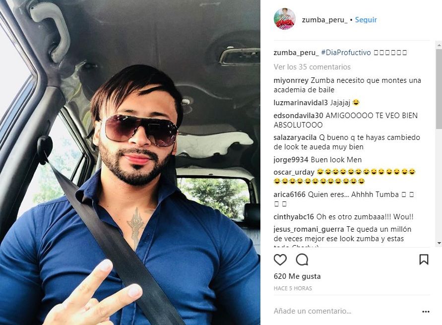 Zumba en Instagram.