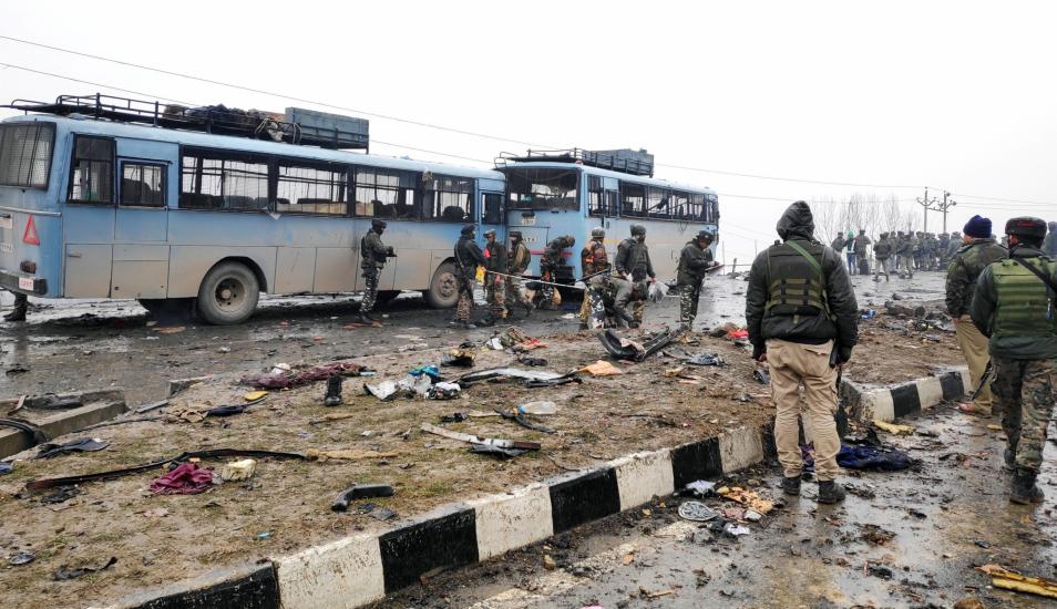 Muertos en peor atentado en la Cachemira india en casi dos décadas. (Foto: Reuters).