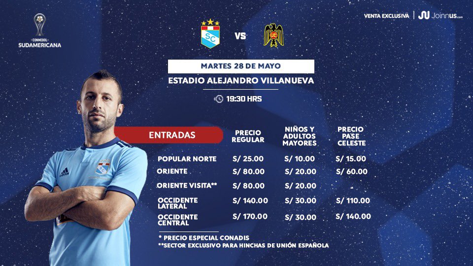 Sporting Cristal es favorito para clasificar a octavos de final de la Copa Sudamericana. (Foto: Twitter)