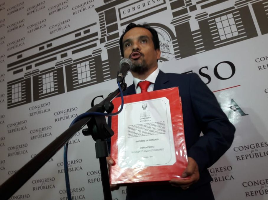 Frente Amplio presenta informe en minoría del Caso Lava Jato