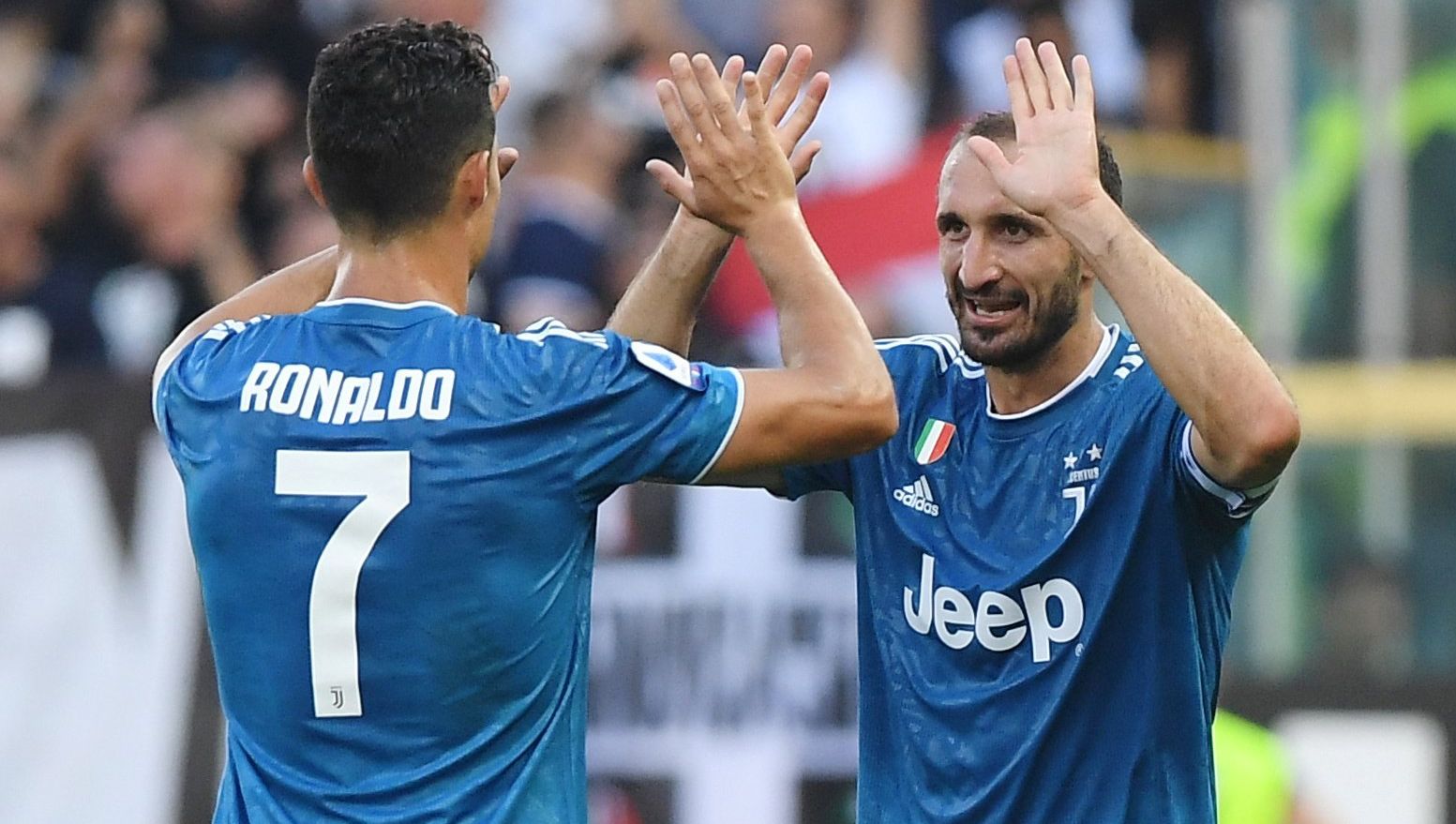 Juventus vs. Parma: Giorgio Chiellini marcó el 1-0 tras tiro de esquina por primera fecha de Serie A | VIDEO