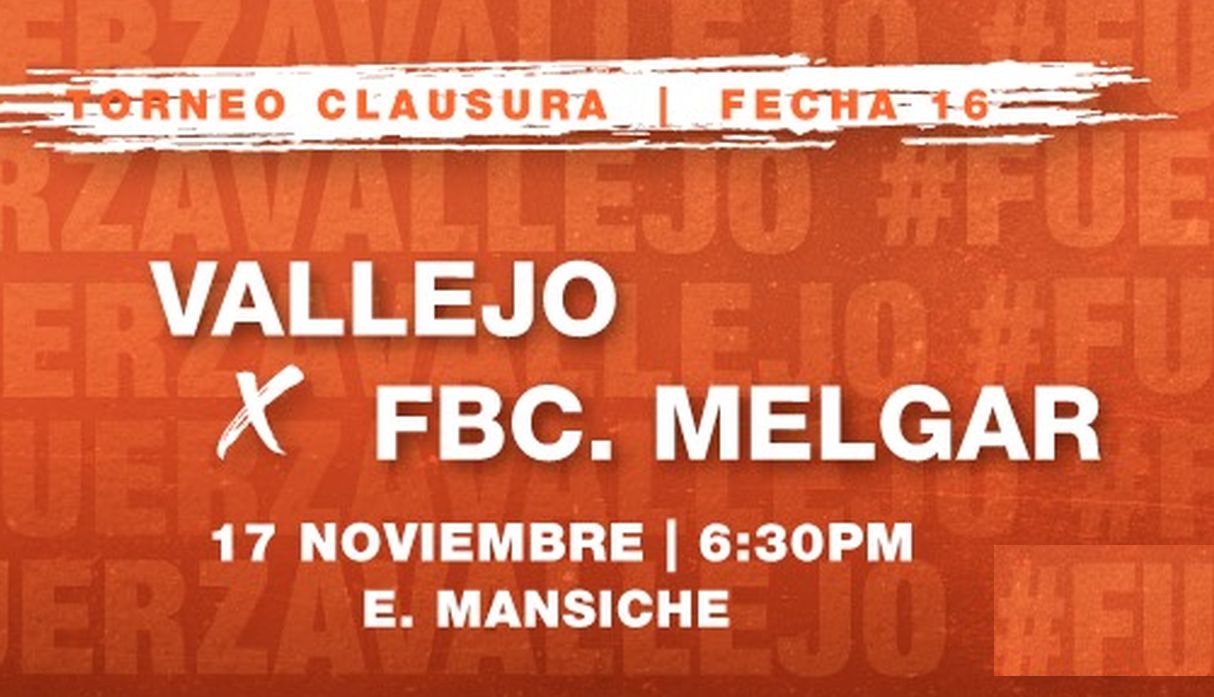 César Vallejo vs. Melgar EN VIVO por la Liga 1 Torneo Clausura desde Trujillo vía Gol Perú - Diario Perú21