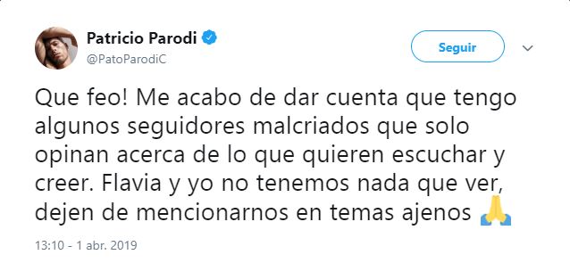 (Twitter Patricio Parodi)