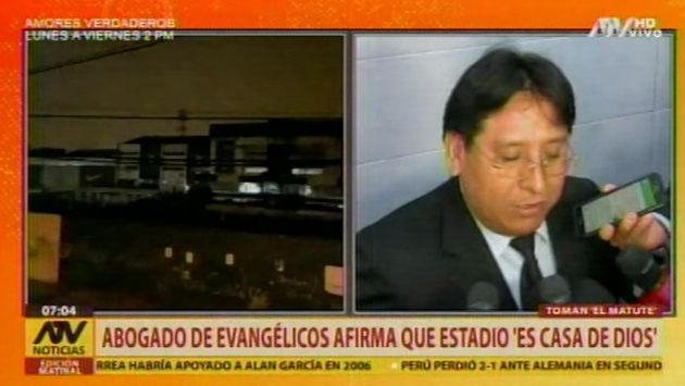 Abogado de iglesia evangélica: "Somos propietarios" de la explanada de Matute