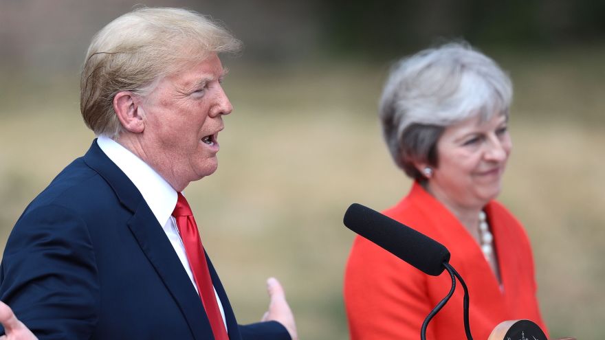 May no pidió a Trump que preguntara a Putin sobre la intoxicación con Novichok