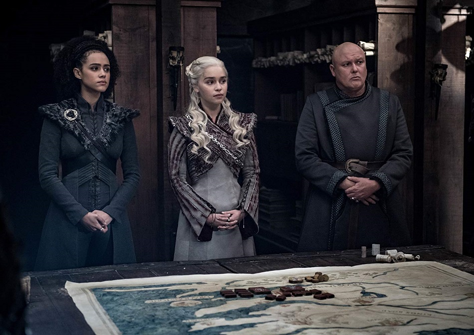 Daenerys y sus aliados discuten la estrategia de batalla (Foto: HBO)