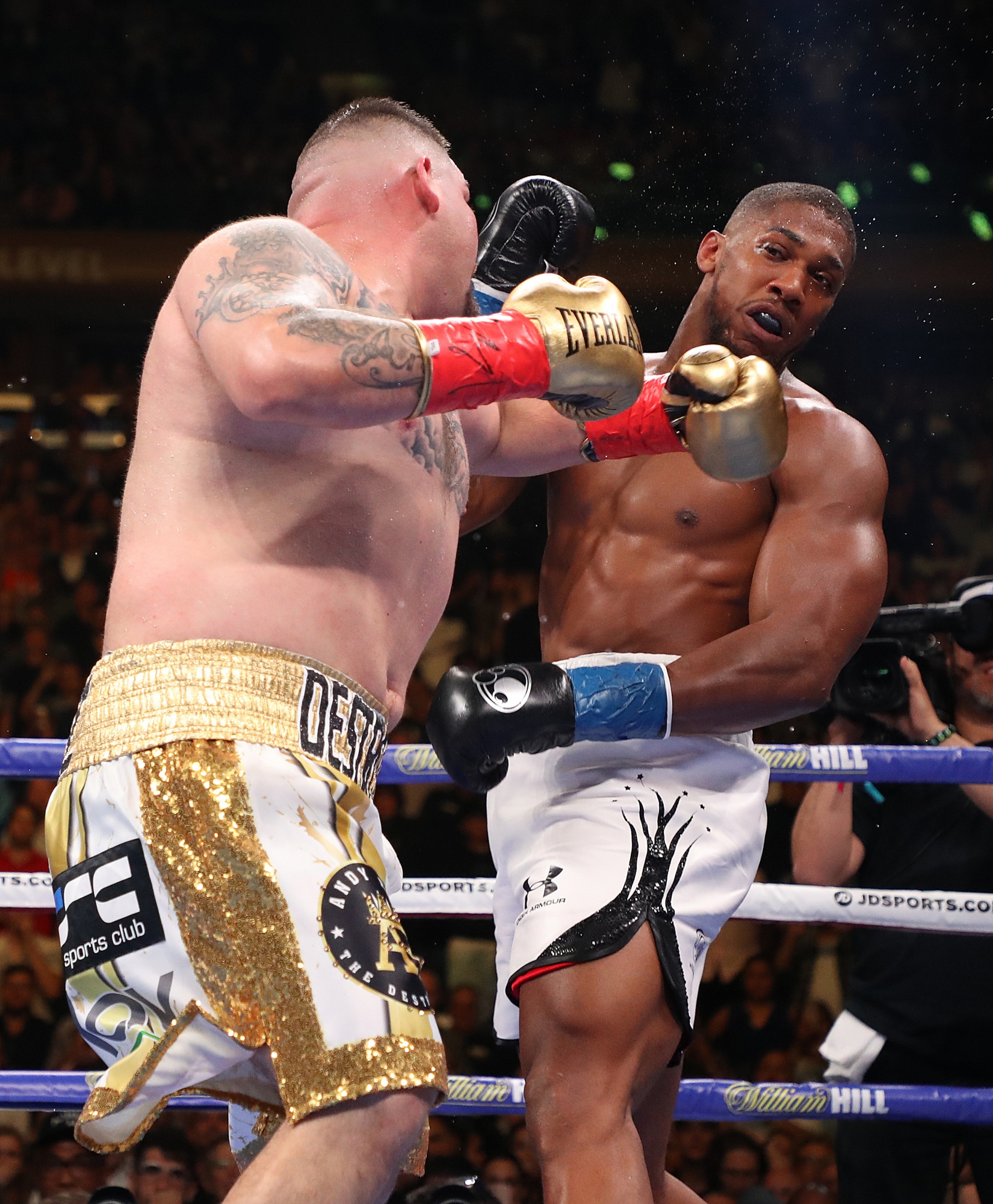 Andy Ruiz Jr.: De víctima de bullying por su sobrepeso a ser el nuevo campeón mundial de boxeo. (AFP)