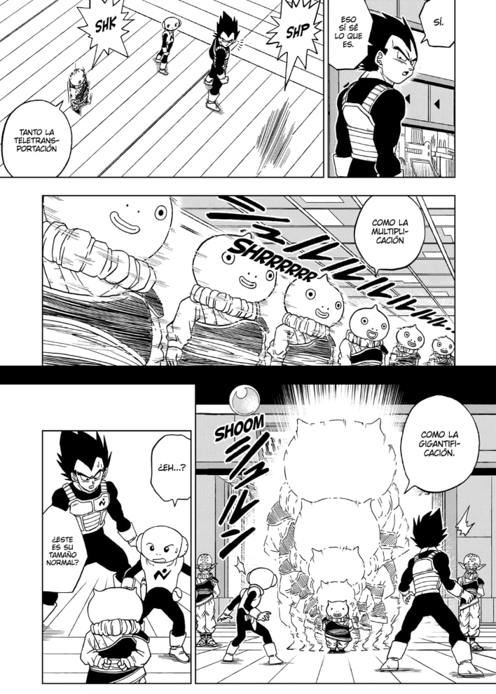 Vegeta manejo del ki