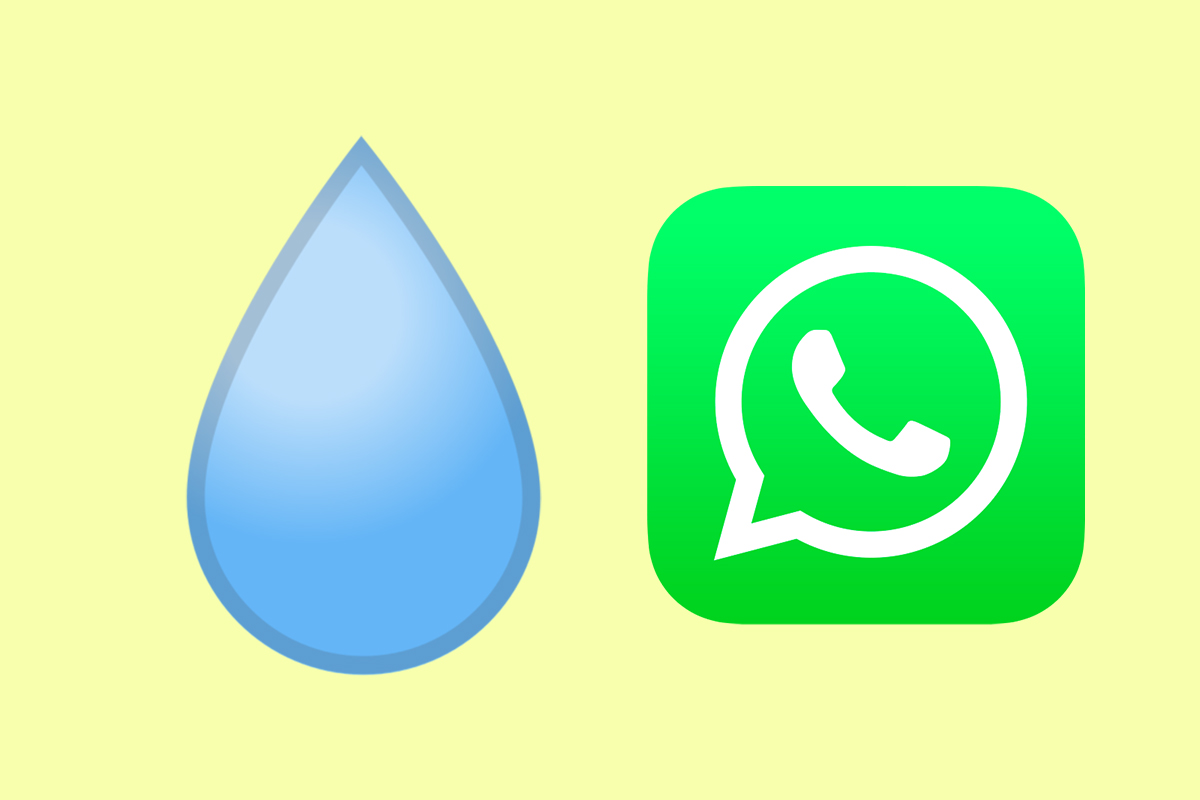 ¿Sabes qué significa el emoji de la gotita de WhatsApp? Aquí te lo contamos
