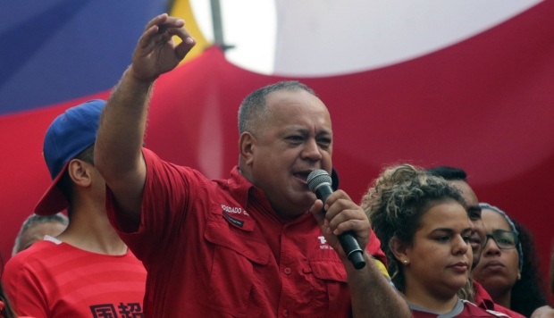 En la imagen, Diosdado Cabello, el número dos del chavismo. (Foto: AFP)