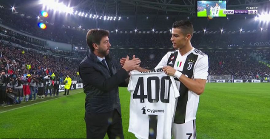 Cristiano Ronaldo, homenajeado por sus 400 goles en ligas europeas