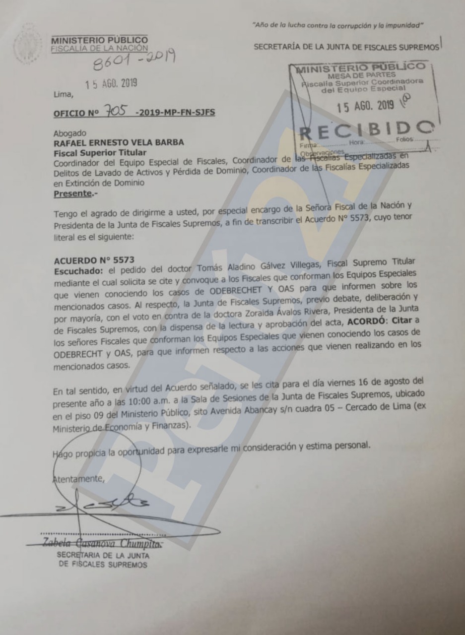 Oficio.