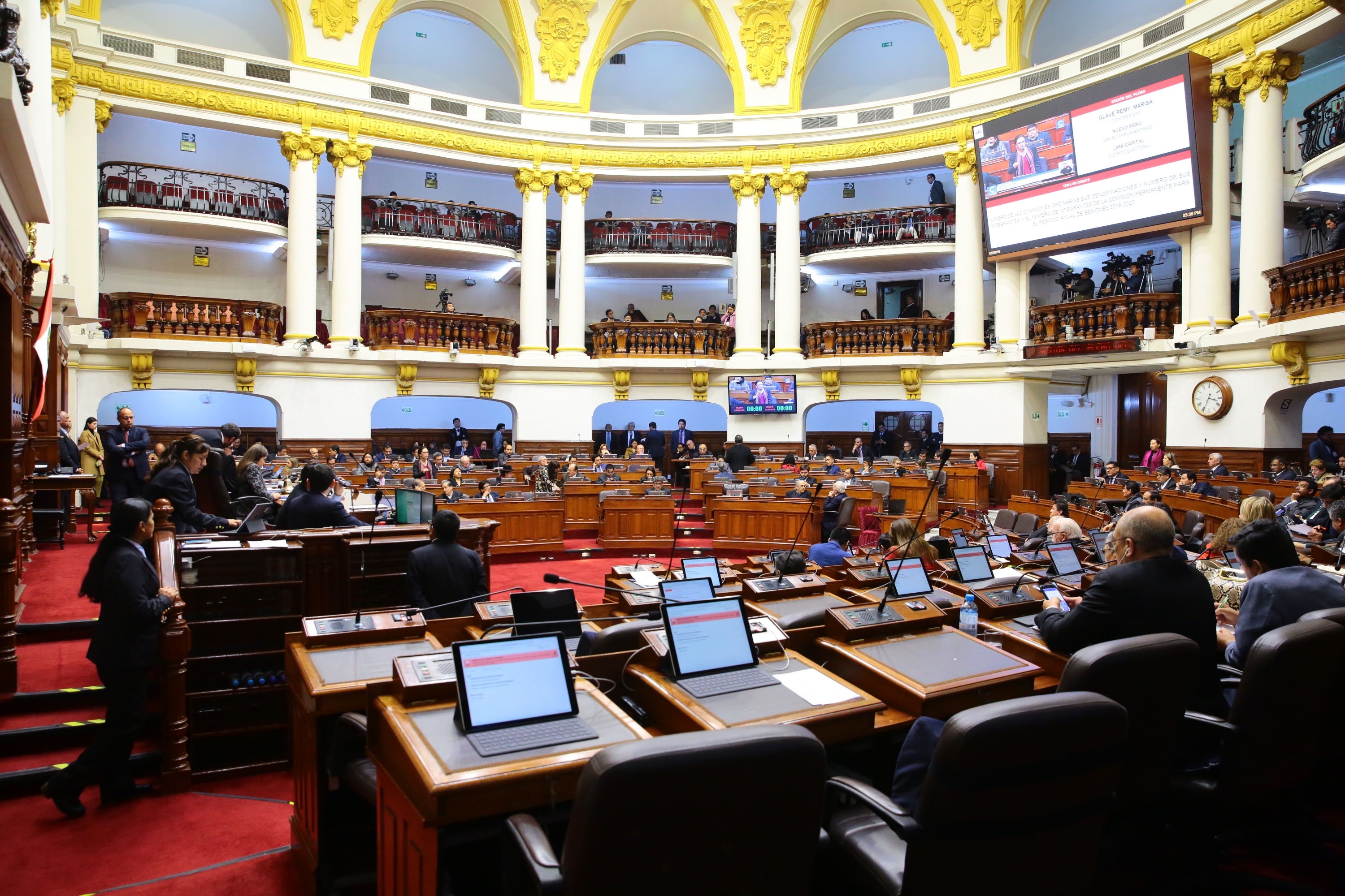 Recomposición de las comisiones del Congreso iniciará este martes