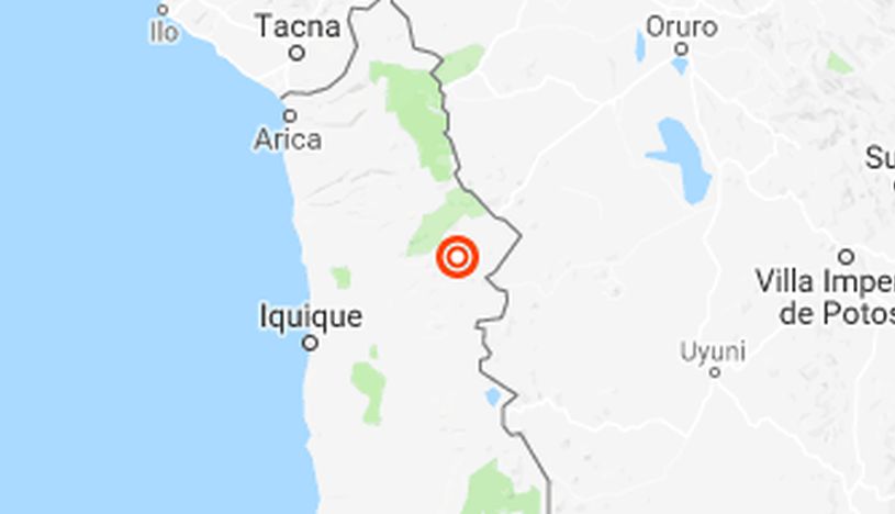 Sismo de 5 grados sacudió dos regiones en el norte de Chile