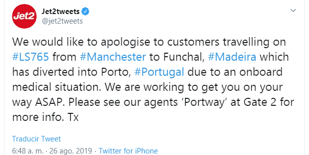 FOTO: twitter jet2