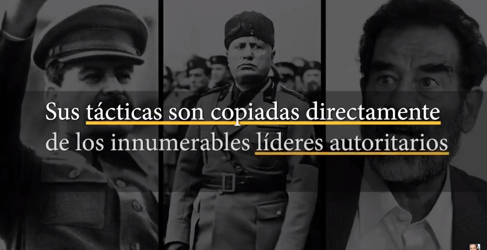 El video con el que EE.UU. compara a Maduro con Stalin, Mussolini, Huseín y Gadafi