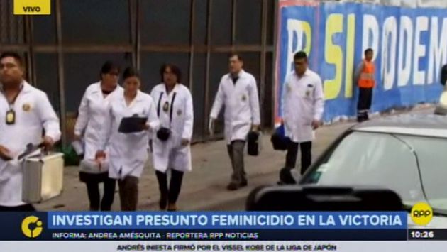 Policía investiga presunto feminicidio en La Victoria