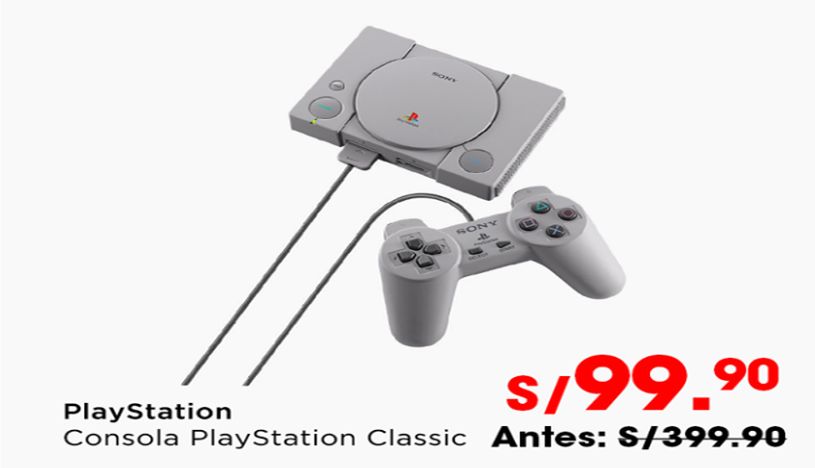 Precio de la PlayStation Classic. (Foto: Captura)