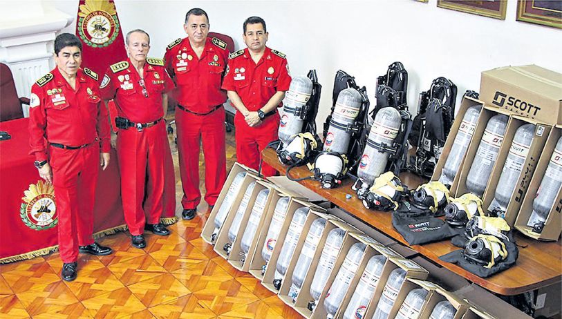 Bomberos: Mininter interviene Intendencia por respiradores que no sirven en incendios