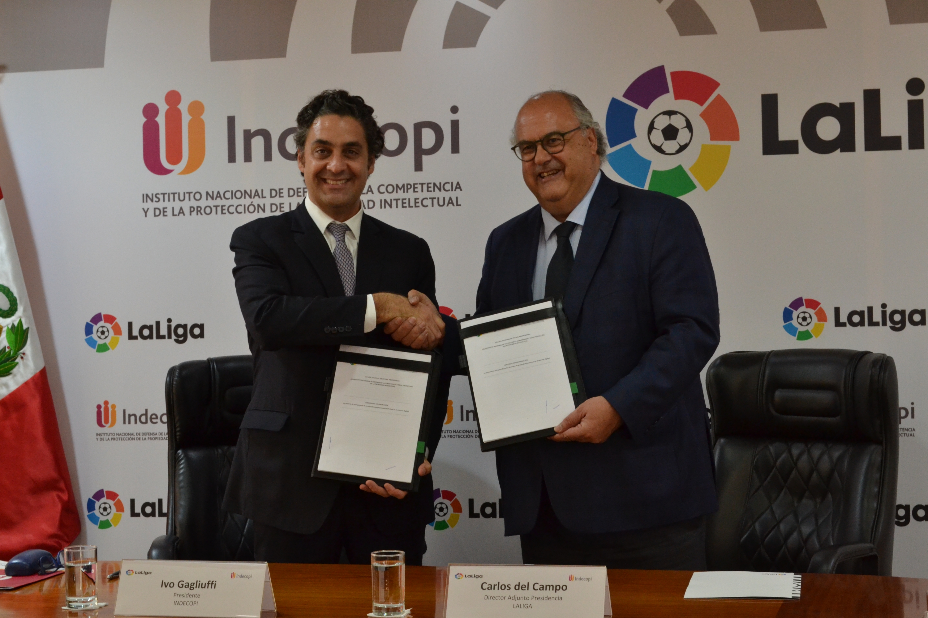 LaLiga e Indecopi firman convenio para luchar contra la piratería en entorno digital