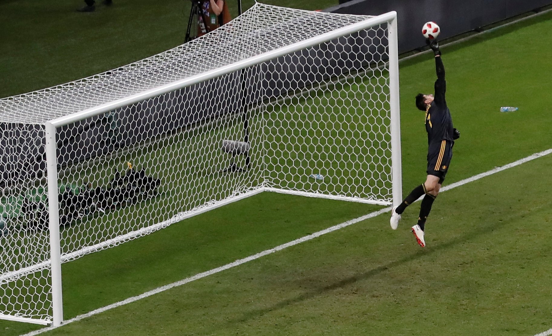 Brasil vs. Bélgica: la increíble atajada de Courtois que evitó gol de Neymar