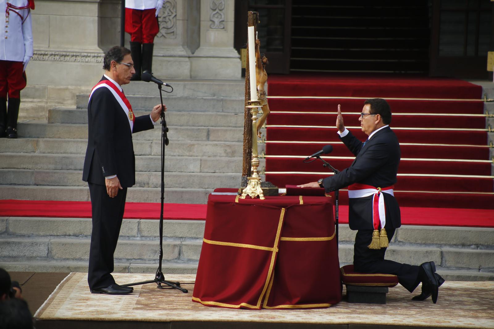 José Huerta Torres, el primer ministro de Defensa del gobierno de Martín Vizcarra