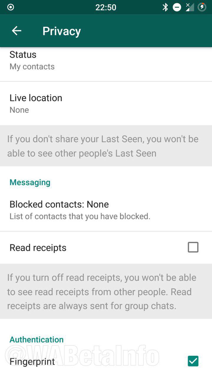 Habilitación de la huella dactilar en dispositivos Android. (Foto: Captura).